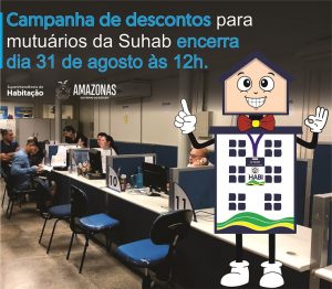 Imagem da notícia - Campanha de descontos para mutuários da Suhab encerra dia 31 de agosto